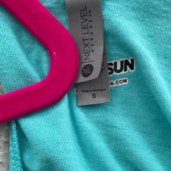 Next Level Apparel Turquoise Avocado Racerback Muscle Tee - Picture 4 of 4